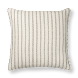 Polka Stripe Creme-Noir Cushion, 45x45cm
