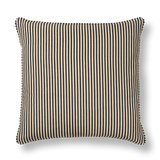 Moiré Stripe Ebony Cushion, 45x45cm