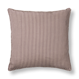 Moiré Stripe Plum Cushion, 45x45cm
