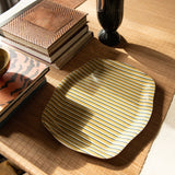 The Family Tray Collection, Painted Stripe Mustard