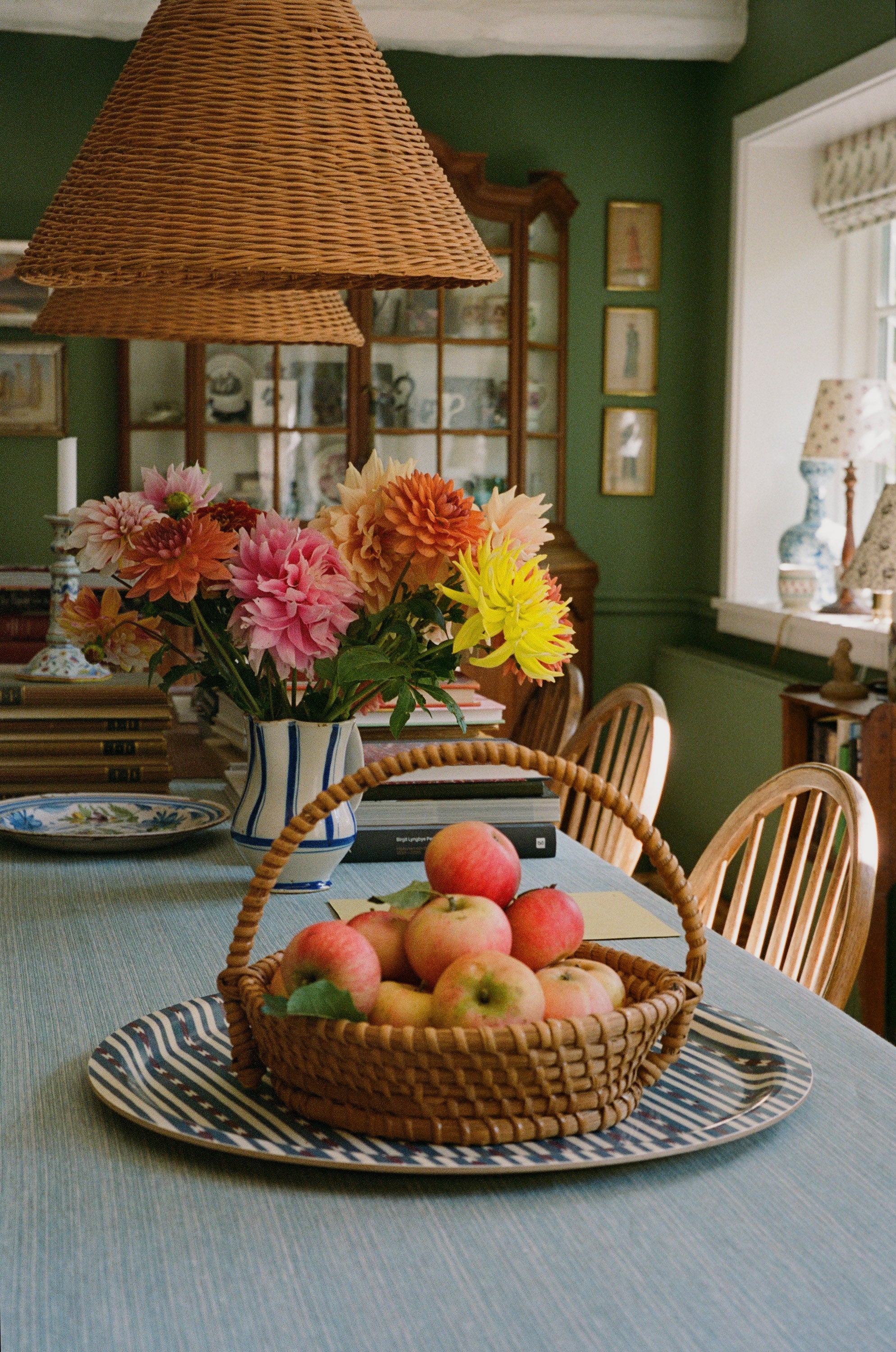 The Family Tray, Large - Eivor´s Stripe, Plum – Helene Blanche