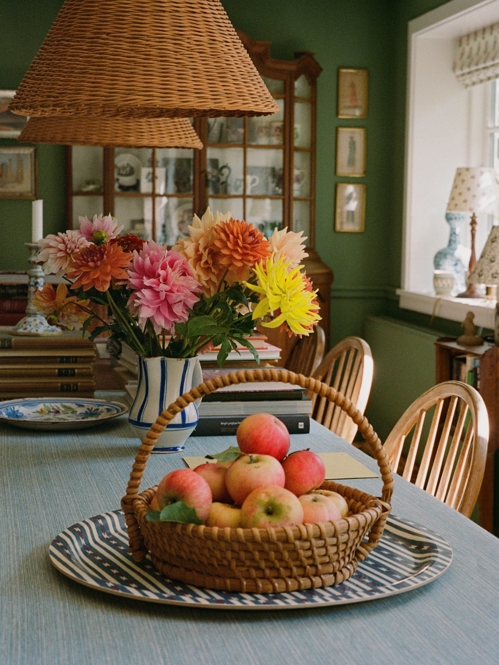 The Family Tray, Large - Eivor´s Stripe, Plum – Helene Blanche