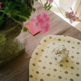 The Family Tray, Curved - Silvia's Cloth, Plum