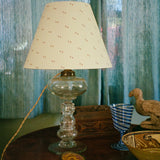 Painted Thread Lampshade H32, Burgundy