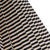 Moiré Stripe Pleated Lampshade, Ebony