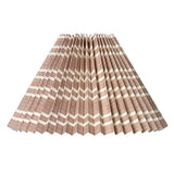 Needlepoint Stripe Pleated Lampshade, Sienna