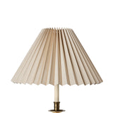 Silky Linen Pleated Lampshade, Champagne