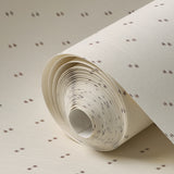 Painted Thread Wallpaper, Burgundy - Textile Base