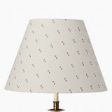 Painted Thread Lampshade H32, Burgundy
