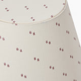 Painted Thread Lampshade H32, Burgundy