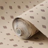 Silvia's Cloth Wallpaper, Plum