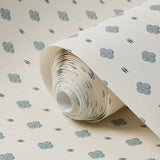 Silvia's Cloth Wallpaper, Porcelain