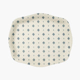 The Family Tray, Curved - Silvia's Cloth, Porcelain